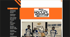 Desktop Screenshot of elkohockey.com